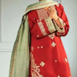 Tenue décontractée élégante brodée pour femmes prête à porter tenue quotidienne avec chemise longue pantalon et commande en gros Dupatta - Product Image 6