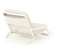 Chaise de plage pliante en aluminium portable de style moderne Mobilier d'extérieur mignon pour les hôtels et l'extérieur
