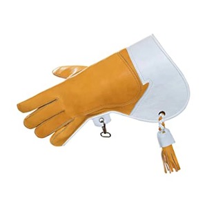 Guantes de cetrería de cuero suave de doble capa al por mayor para guantes de halcón de caza salvaje - Product Image 2