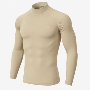 Camiseta Deportiva de Compresión para Hombre, Camiseta de Cuello Alto de Alta Calidad, Camisetas Ajustadas para Gimnasio, Servicio Personalizado y OEM - Product Image 4