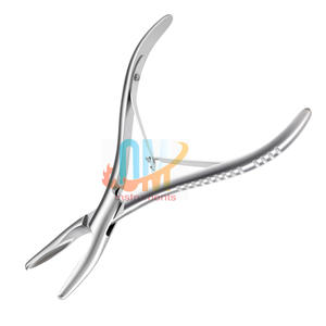 Rongeur Óseo de Alta Calidad con Mordazas Curvas de 5 mm, Acero Inoxidable Alemán Manual para Instrumentos de Cirugía Ortopédica de Precisión |   OMI - Product Image 6