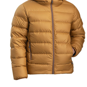 OEM al por mayor de alta calidad de los hombres de Super calidad personalizado acolchado abajo chaqueta acolchada abajo abrigo plumas de pato transpirable - Product Image 3