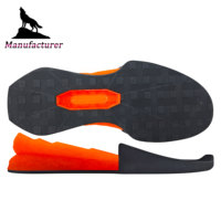 Semelles de musculation professionnelles Wolf Brand avec amorti et soutien, caoutchouc antidérapant avec semelle stabilisatrice en TPU