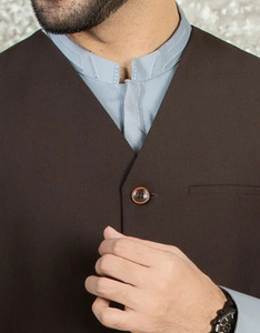 Chaleco ajustado para hombre de la mejor calidad, chalecos de lona hechos a medida para fiestas de boda y Eids, recién llegado, precio barato - Product Image 4