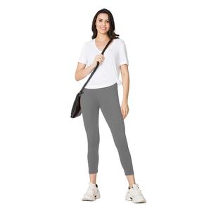Pantalons de yoga pour femmes, extensibles, rehaussement des hanches, pantalons skinny décontractés, taille haute, élastiques, leggings de sport, tricotés, respirants, nouveauté - Product Image 1