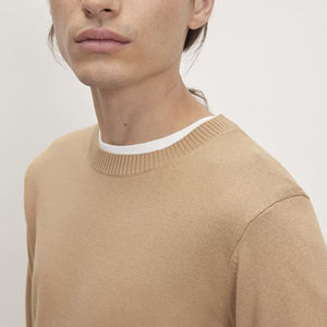 Sudaderas Unisex con cuello redondo, Material de algodón transpirable de ajuste Regular liso para ropa de calle y ropa informal, sudadera 2025 OEM - Product Image 5