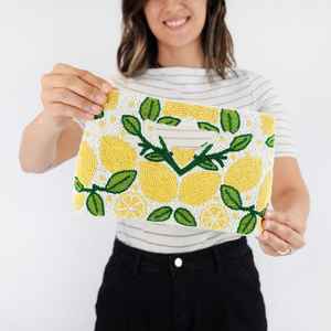 MS Handicraft Ms-wc-001 Sac à main décontracté fait main en Inde avec poignée en verre perlé multicolore, forme et couleur personnalisables - Product Image 2