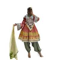 Robes afghanes vintage à la cheville, coupe trapèze, grandes tailles, couleurs personnalisées, nouveau style, pour femmes musulmanes, style Kuchi, pour fêtes de mariage