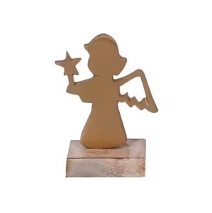 Pièce maîtresse de table en métal brillant en forêt de pins pour salle à manger festive et célébration hivernale - Product Image 4