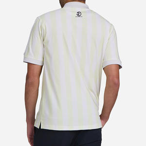 Camiseta de media manga de verano de alta calidad para hombre, tela de punto transpirable con patrón de letras bordadas, manga corta para Polo - Product Image 5