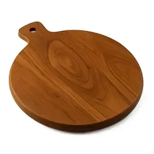 Planche à découper en bois d'acacia fait à la main | Planche à découper réversible et durable pour cuisine, viande, légumes | Exportateur en vrac OEM - Product Image 2