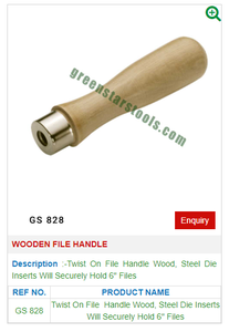 ตะไบด้ามไม้ GS 828เครื่องมือ & เครื่องประดับที่จำเป็นสำหรับการสร้างเครื่องเพชรพลอย - Product Image 2