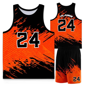 Conjunto de Camiseta de Baloncesto Sublimada Personalizada, Cuello en V, Sin Mangas, Impresión de Nombre y Número del Equipo, Secado Rápido, Unisex para Adultos, Todas las Temporadas - Product Image 6
