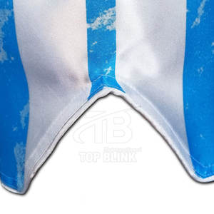 กางเกงมวยไทยขาสั้นเอวกลางแบบยืดหยุ่นเสื้อแนวสปอร์ตลายพื้น - Product Image 5