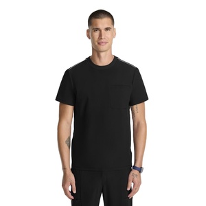2026 T-shirt de base médical professionnel pour hommes, respirant, pour uniforme de médecin et d'infirmière, usine OEM - Product Image 1