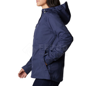 แจ็กเก็ตกันลมผู้หญิงแจ็กเก็ตกันลมปรับขนาดได้ - Product Image 3
