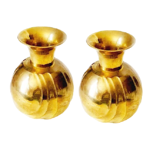 Jarrón de Flores Redondo de Metal con Acabado de Latón Antiguo, Decoración de Mesa para Festivales, Decoración del Hogar, Oficina, Boda, Material de Hierro - Product Image 4