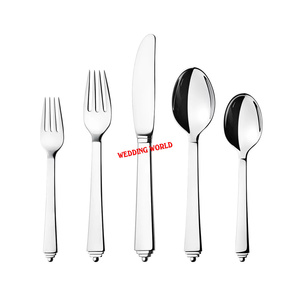 Set Of Five Metal <b>Cutlery</b> Superior Quality Handmade Flatware <b>Black</b> <b>And</b> <b>Gold</b> Finished Designer <b>Cutlery</b> - Product Image 4