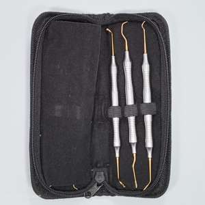 Juego de 6 Instrumentos Dentales de Restauración de Composite, Mango Hueco, Punta de Acero, Manual, Certificado CE, SurgiRight, Precio de Fábrica - Product Image 6