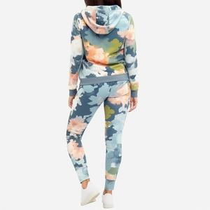 Vente en gros Vêtements de sport de haute qualité pour femmes, joggings imprimés par sublimation, ensembles de 2 pièces, joggings de fitness grande taille, survêtement - Product Image 6