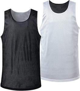 Ensemble de maillots de basket-ball réversibles pour hommes avec numéros, ensemble complet pour les matchs, les entraînements, respirant et évacuant l'humidité - Product Image 6
