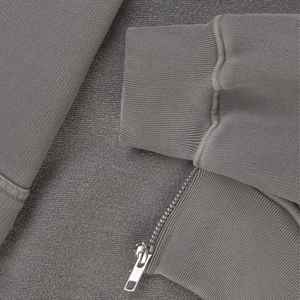 Sudaderas con Capucha y Cremallera Color Borgoña 100% Algodón, Bordadas, Impresas Personalizadas, Corte Regular, Ropa de Calle de Invierno, Tela de Felpa, Alta Calidad para Hombre - Product Image 4