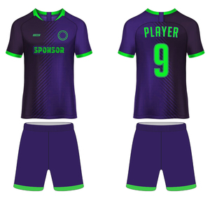 ชุดเสื้อฟุตบอลสำหรับผู้ชายชุดเสื้อทีมฟุตบอลผ้าโพลีเอสเตอร์100% ผ้าแห้งเร็วพิมพ์ลายลูกเรือป้องกันแบคทีเรียป้องกันรังสียูวีสั่งทำได้ - Product Image 6