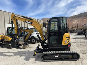 NUEVO/USADO Mini Excavadora Hidráulica de Orugas SANY SY35U 26U con Motor Yanmar, Pinza de Cambio Rápido, Rodamiento de 5 Engranajes para Camión y Motor de Goma - Product Image 3