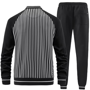 Survêtement décontracté en polyester vierge à sublimation Ensemble uni Survêtements unisexes Survêtements avec logo personnalisé pour hommes - Product Image 4