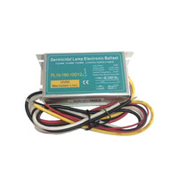 Balasto electrónico de luz ultravioleta, balasto electrónico UV de 12V y 24V CC, UV germicida balasto, controlador de lámpara de 14W y 18W, con luz ultravioleta, a prueba de agua