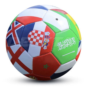 Light <b>Weight</b> Soft Leather Promotional Soccer <b>Ball</b> Customized Logo Promotional Soccer Football - Product Image 4