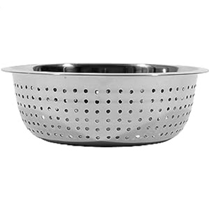 Modern Designed Metallic Colander With White Powder Coat Kitchen Ware Product <b>Sink</b> Strainer Basket Rice Vegetables Fruit <b>Drainer</b> - Product Image 3