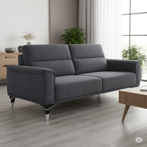 Pata de Mueble Triangular de Plástico Blanco Resistente de 19 cm con Tiras Cromadas, Diseño Moderno para Sofá, Hogar, Oficina y Armarios - Product Image 5