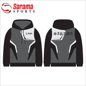 Sarama Sports Nouveautés 2022 Hommes Automne Hiver Sweat à Capuche Streetwear Manches Longues Ample Couleur Unie Polaire 100% Coton Imperméable - Product Image 2