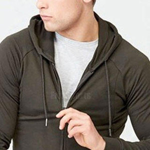 Custom Made Men Winter Zipper Hoodies 100% Cotton Breathable Eco-Friendly Streetwear Fashion Wear Pakistan Manufacture Best - Product Image 5