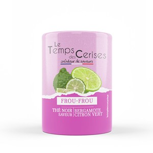 ชาดำปรุงแต่งรสเบอร์กามอตและมะนาว 80 กรัม กล่องชาแบบใบชา 'Frou Frou' โดย Le Temps Des Cerises ได้รับการรับรองมาตรฐาน IFS - Product Image 1