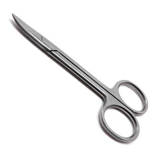 Ciseaux dentaires à couronne incurvée certifiés CE ISO Instruments d'orthodontie à fil de 4.5 pouces - Product Image 1