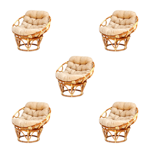 RAY ROCK PAPASAN CHAIR Chaise Papasan confortable et élégante avec coussin confortable Idéal pour la détente pour la maison - Product Image 3