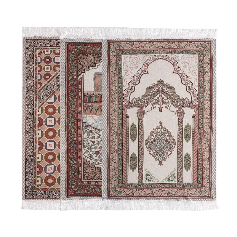 カスタマイズされたイスラム教徒の祈りのマットのPM55装飾的な使用のモスクのカーペット