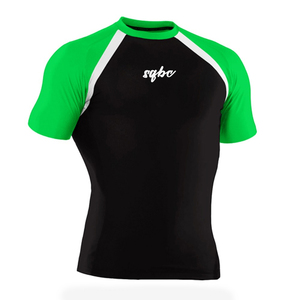 Custom Short Sleeve <b>Surf</b> Logo MMA BJJ Compression Shirt Heat-Transfer Printed Jiu Jitsu Rashguard Stretch Lightweight Design - Product Image 6