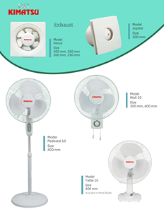 Ventilador de techo solar de color blanco mayorista 8 pulgadas 400mm barrido bajo ruido Fácil instalación - Product Image 2