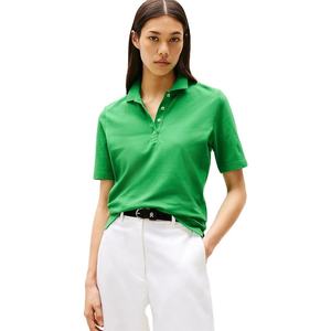 Polo en piqué de coton haut de gamme pour femme, manches courtes, coupe ajustée, décontracté, uni, pour le golf, le tennis, sportif, respirant, hauts de mode d'été - Product Image 1