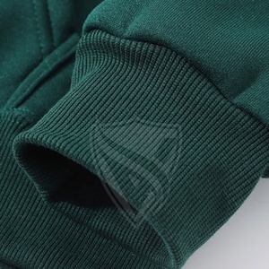 Sweat à capuche personnalisé pour homme en molleton coton/polyester avec logo frontal – Couleur unie, respirant, séchage rapide, imprimé en relief, coupe classique pour l'hiver - Product Image 4