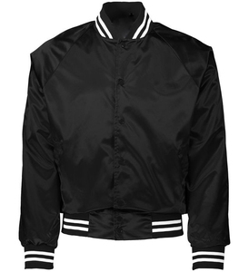 Vêtements pour hommes Vestes universitaires en satin Vestes de baseball en satin Vestes bomber universitaires en satin personnalisées unisexes - Product Image 6