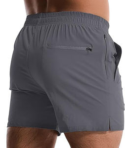 Short d'été décontracté à cordon personnalisé pour hommes Short de sport d'entraînement de jogging en nylon avec logo - Product Image 6