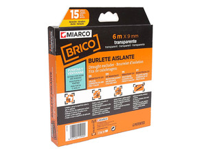 Guarnizione universale trasparente 6mx9mm (Miarco 17208) - Product Image 2
