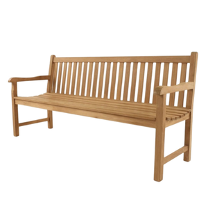 ม้านั่งในสวนสำหรับ 2 คน พร้อมพนักพิงไม้สัก ดีไซน์เรียบง่ายทันสมัย เหมาะสำหรับสวน - Product Image 2