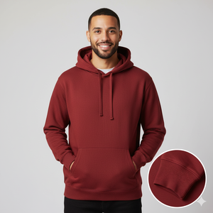 Vente flash : sweat-shirts à capuche pour homme en molleton 100% coton, coupe classique, blocs de couleur, manches raglan, manches longues, broderie personnalisée, streetwear pour homme - Product Image 2