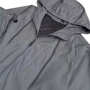 Conjuntos cortavientos para niños de alta calidad Panel de trabajo de talla grande cómodos chándales cortavientos para niños Conjuntos Casuales con logotipo - Product Image 2