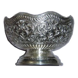 Bol de service de fruits à finition antique Design attrayant vaisselle restauration servant bol de fruits en métal en acier inoxydable pour les fruits - Product Image 5